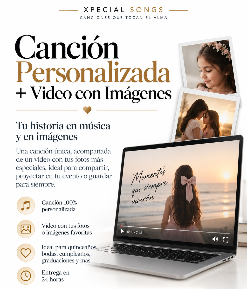 Canción + Video con fotos