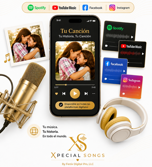 Canción Personalizada + Plataformas Digitales ⭐
