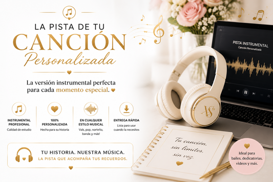 PISTA (INSTRUMENTAL) DE TU CANCIÓN PERSONALIZSADA