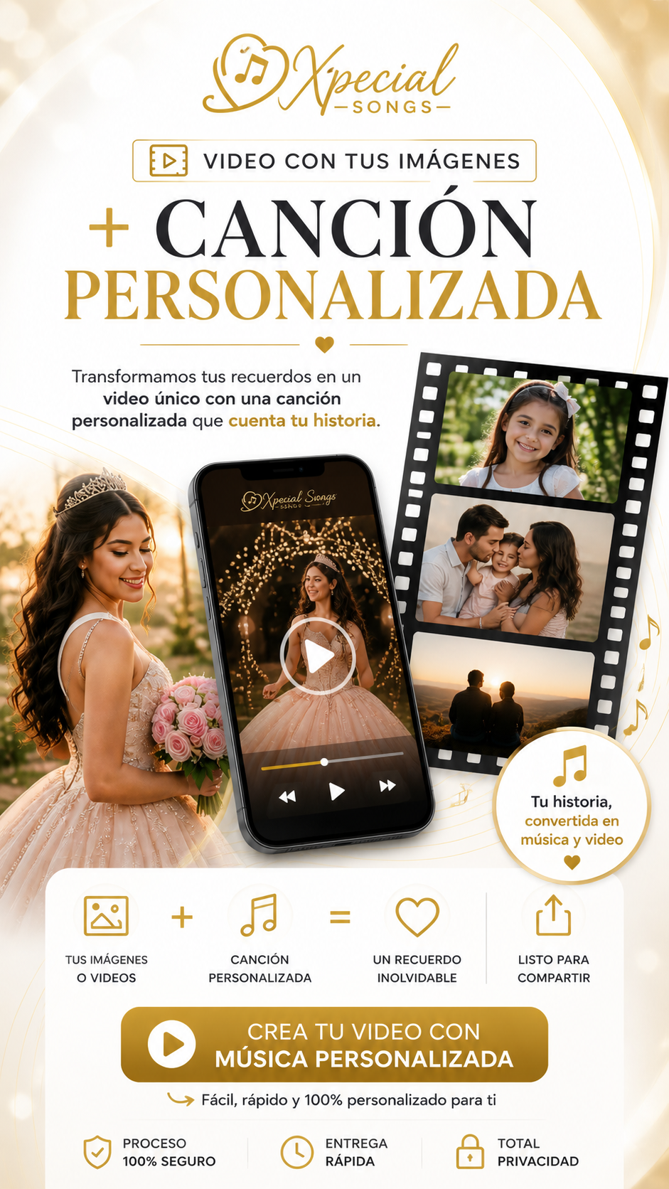 VIDEO (SI YA TIENES LA CANCIÓN) DE CANCIÓN PERSOANLIZADA